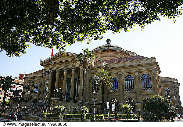 Teatro Massimo Opera House  Palermo  Sicily.