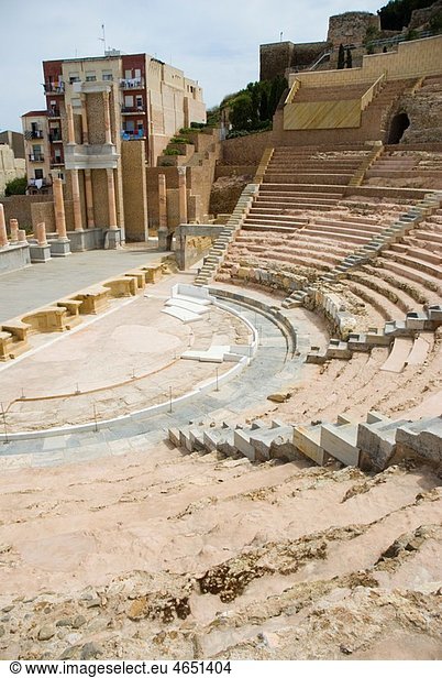Teatro Romano CARTAGENA CIUDAD region Murcia ESPAâ€ A Roman Theater CARTAGENA CITY Murcia region SPAIN
