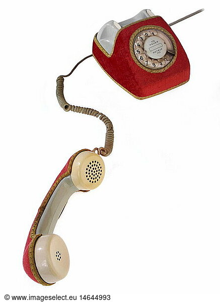 technics  telephones  telephone receiver  Germany  circa 1970