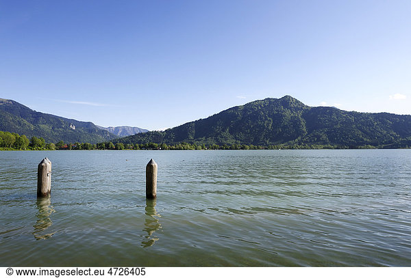 Tegernsee lake  Upper Bavaria  Bavaria  Germany  Europe