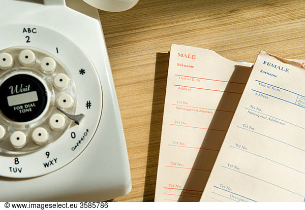 Telephone and medical records