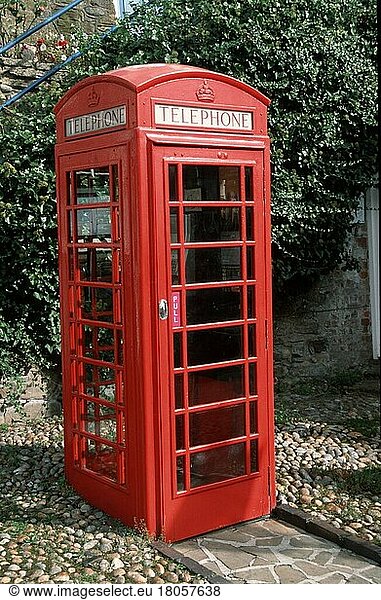 Telephone Box  Rye  England  Great Britain  Phone Box  Great Britain  Europe  vertical