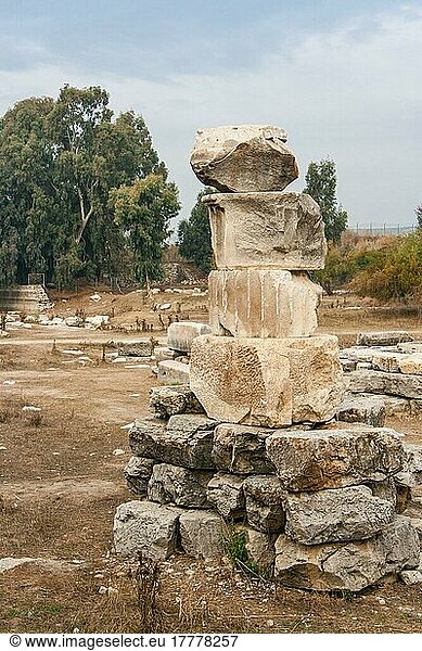 Tempel der Artemis  Artemision von Ephesos  Ephesus  Türkei  Asien