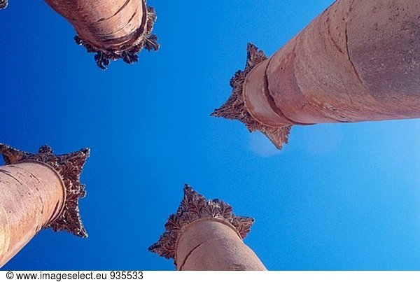 Tempel der Artemis in Jerash. Jordanien