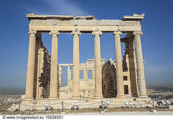 Tempel des Erectheion  Akropolis; Athen  Griechenland