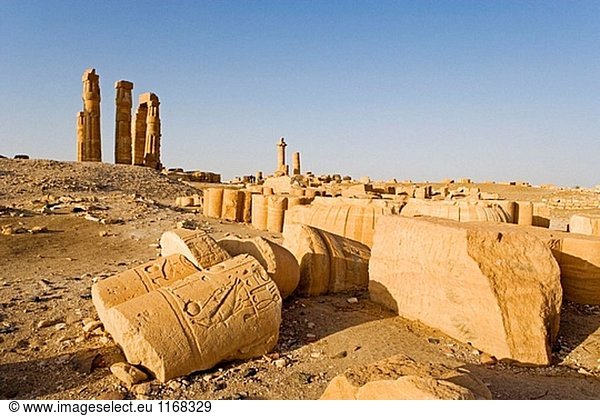 Tempel Soleb  erbaut während der Herrschaft von König III. Oberen Nubien  Ash-Shamaliyah Zustand  Sudan