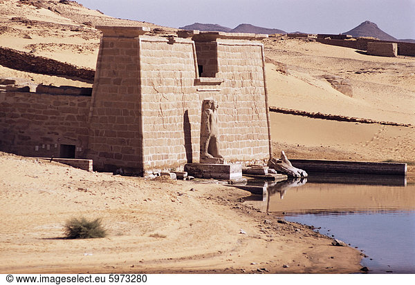 Tempel  Wadi es Sebuia  Nubien  Sudan  Afrika