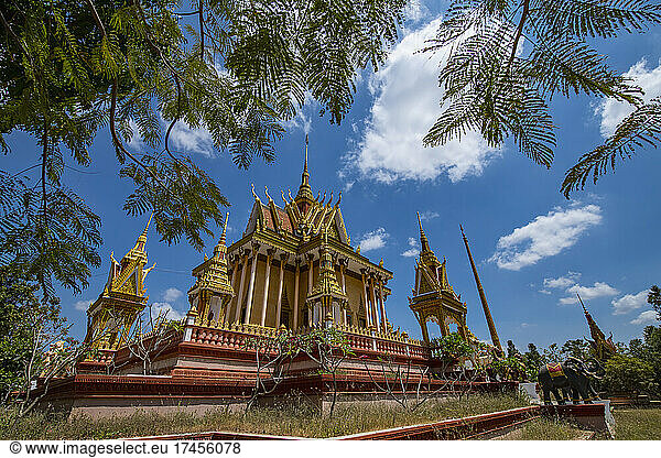 temple in rural area in Cambodia