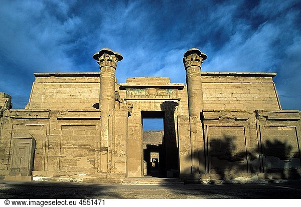 Temple of Ramesses III called Medinet Habu Temple  Thebes  Egypt  Africa