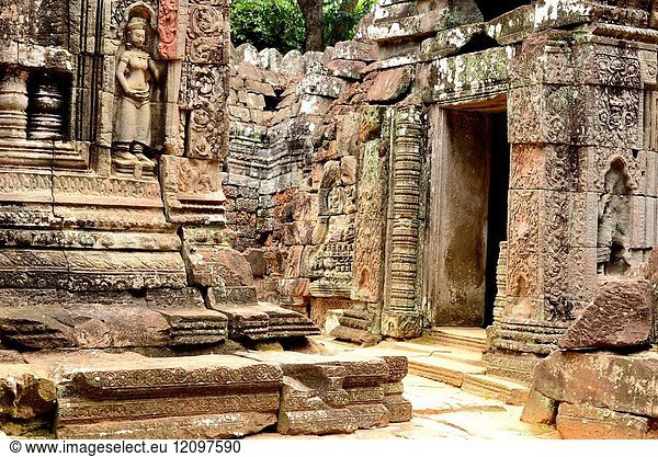 Temple of Ta Som Angkor area Siem Reap Cambodia