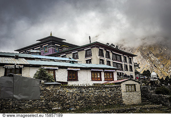 Tengboche buddhist monastery in the Everest region of Nepal