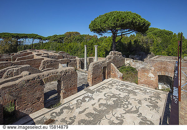 Terme di Nettuno  Ostia Antica  Rom  Latium  Italien  Europa
