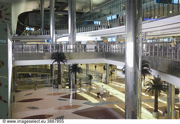 Terminal 3  Internationaler Flughafen  Dubai Stadt  Vereinigte Arabische Emirate  Naher Osten  Asien