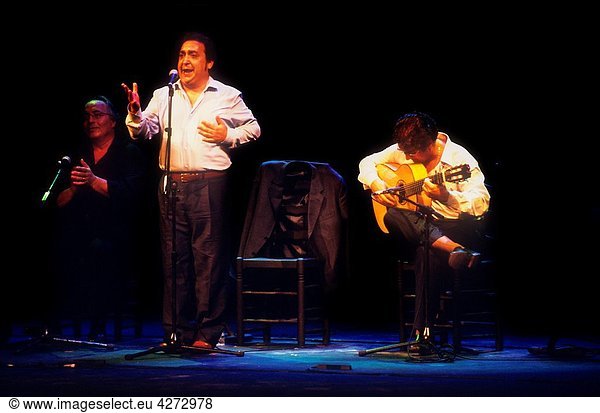 Terremoto son Flamenco Singer Lope de Vega theatre Seville  Andalusia  Spain