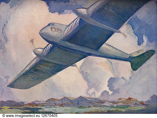 The Aeroplane of the Future  1927. Artist: Unknown.