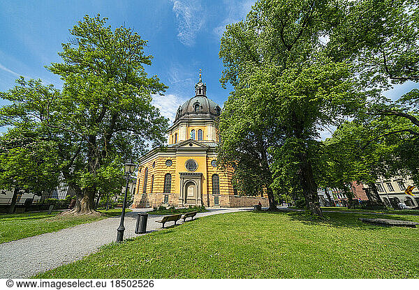 The baroque Hedvig Eleonora Church  Ostermalm  Stockholm