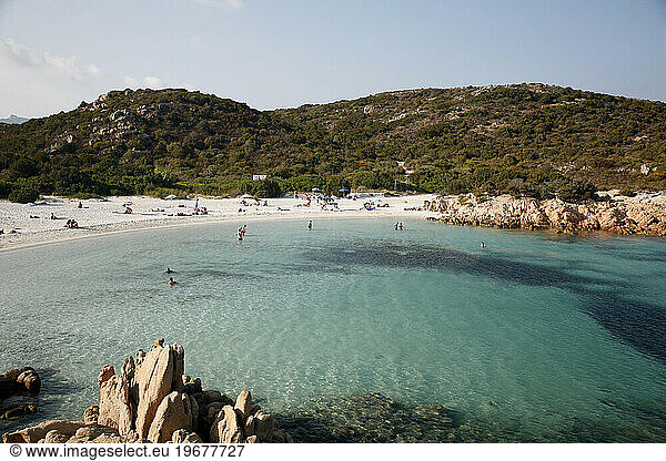 the beach in Sardinia