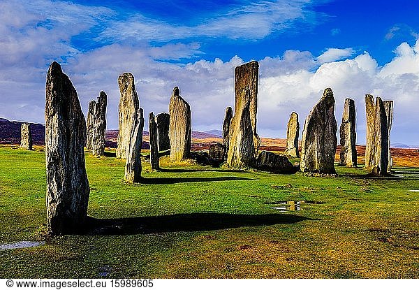 The Callanish Stones  Isle of Lewis  Outer Hebrides  Scotland.