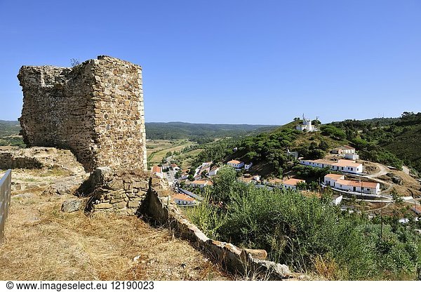 The castle of Aljezur  Algarve. Portugal.