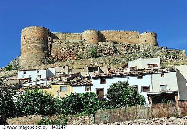 The Castle of Luna  XIVth century. Mesones de Isuela  Saragossa province  Spain