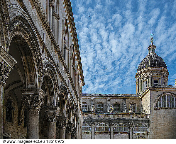 The cathedral in Dubrovnik