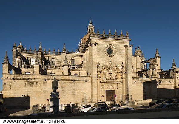 The cathedral in Jerez de la Frontera  Cadiz province  Andalucia  Spain.