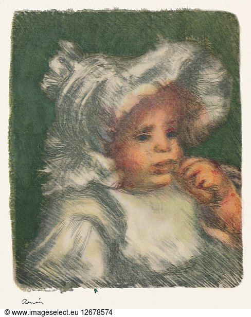The Child with the Biscuit  c.1898-1899  (1946). Artist: Pierre-Auguste Renoir.