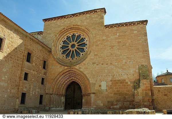 The Cistercian Monastery  XIIth-XVIth centuries. The Church. Santa Maria de Huerta  Soria province  Spain  Castile-Leon  Soria province