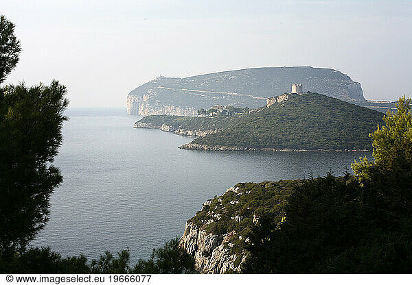 the coast of Sardinia