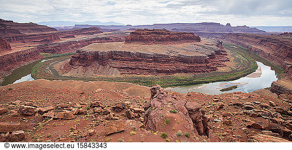 The Colorado River runs through Canyonlands National Park  the heart of a high desert called the Colorado Plateau.