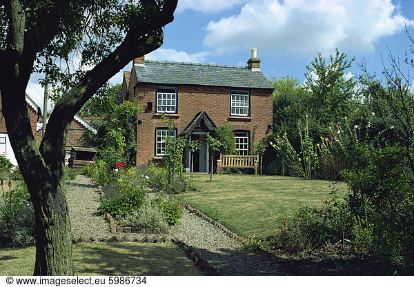 The cottage where Edward Elgar was born in 1857  Lower Broadheath  Worcestershire  England  United Kingdom  Europe
