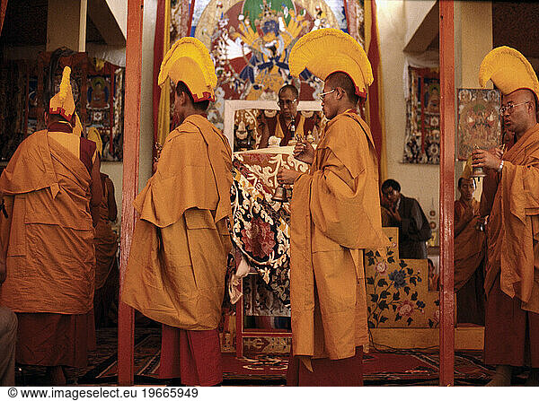 The Dalai Lama  Bodhgaya  India.