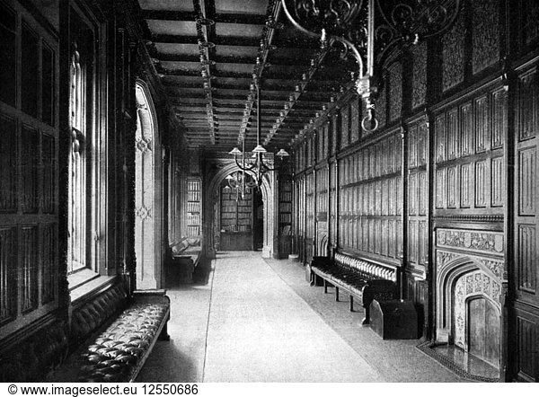The Division Lobby  House of Commons  Westminster  London  1926. Artist: Unknown
