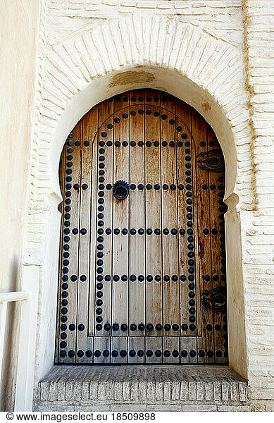 The doorways of Fez Morocco