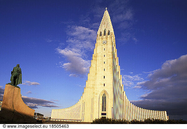 The Famous Hallgrims Church Tallest Building in Iceland Reykjavik