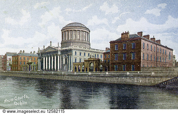 The Four Courts  Dublin  Ireland  c1900s-c1920s(?). Artist: Unknown