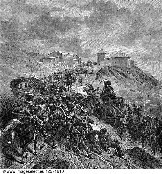The French army crossing the Sierra Guadarrama  Spain  22nd-24th September 1808 (1882-1884). Artist: Unknown