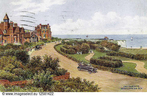 The Gardens  Westgate on Sea  Kent  c1930.Artist: J Salmon