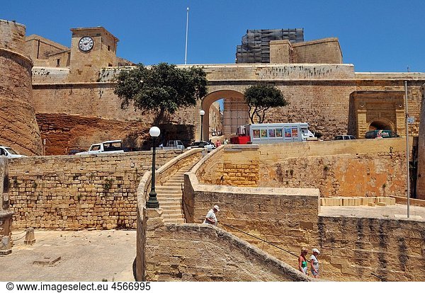 The Gran Castello  Citadel of Victoria town  The town became the city of Rabat in the eighteenth century and was renamed Victoria in 1897 in honor of Queen Victoria  Victoria  Gozo  Malta