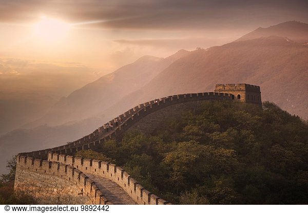 The Great Wall at Mutianyu  Bejing  China