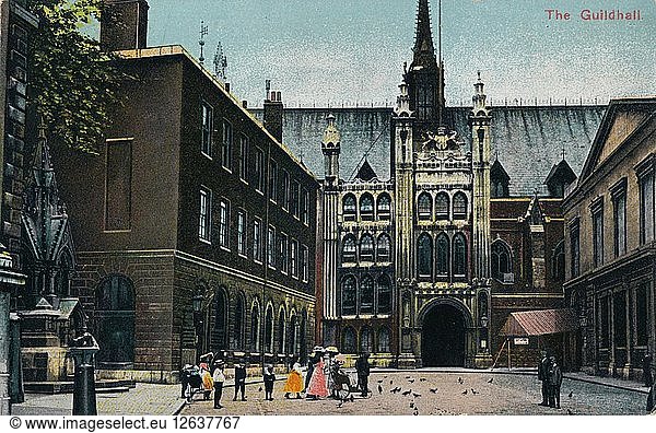 The Guildhall  c1910. Artist: Unknown.