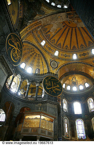 The Haghia Sophia Istanbul  Turkey.