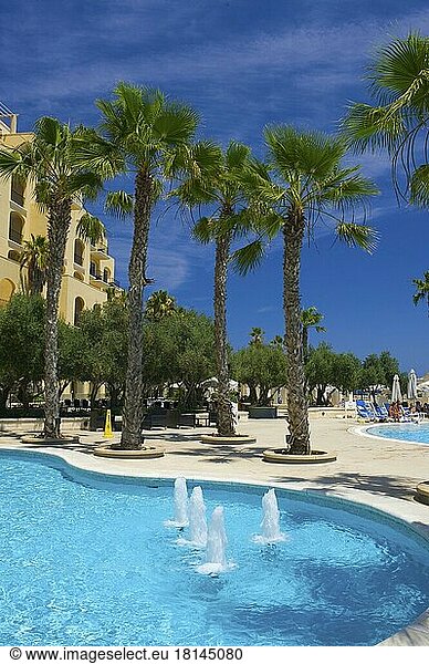 The Hilton Resort in St Julians  Malta  Europe