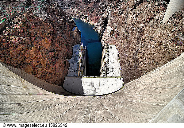 The Hoover Dam near Henderson  Nevada