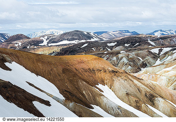 The immense colours´ contrast in Landmannalaugar  Iceland  Polar Regions