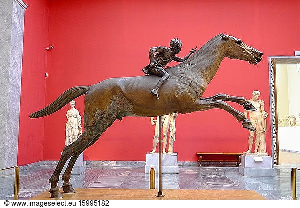 The Jockey of Artemision  National Archaeological Museum  Athens  Greece  Europe