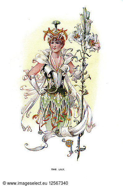 The Lily  1899. Artist: Unknown