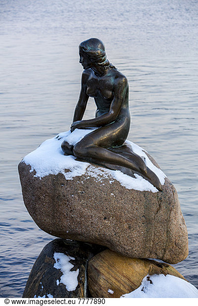 The Little Mermaid The Little Mermaid, sculpture by Edvard Eriksen, in ...