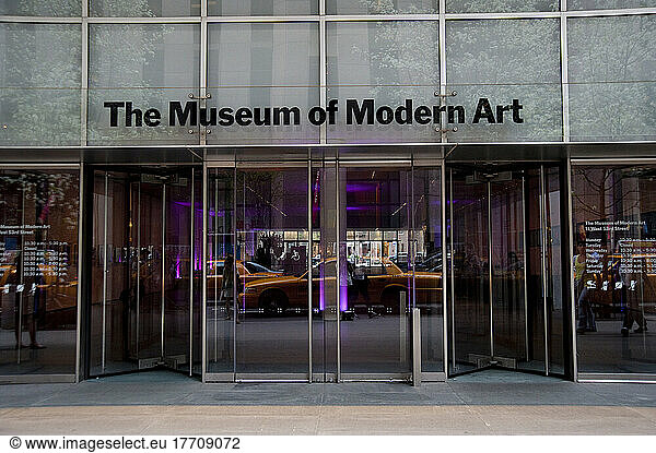 The Museum Of Modern Art Also Known As Moma  Manhattan  New York  Usa