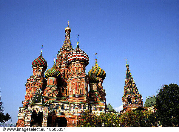 The New Russia St Basil s Cathedral Red Square Moscowith Russia